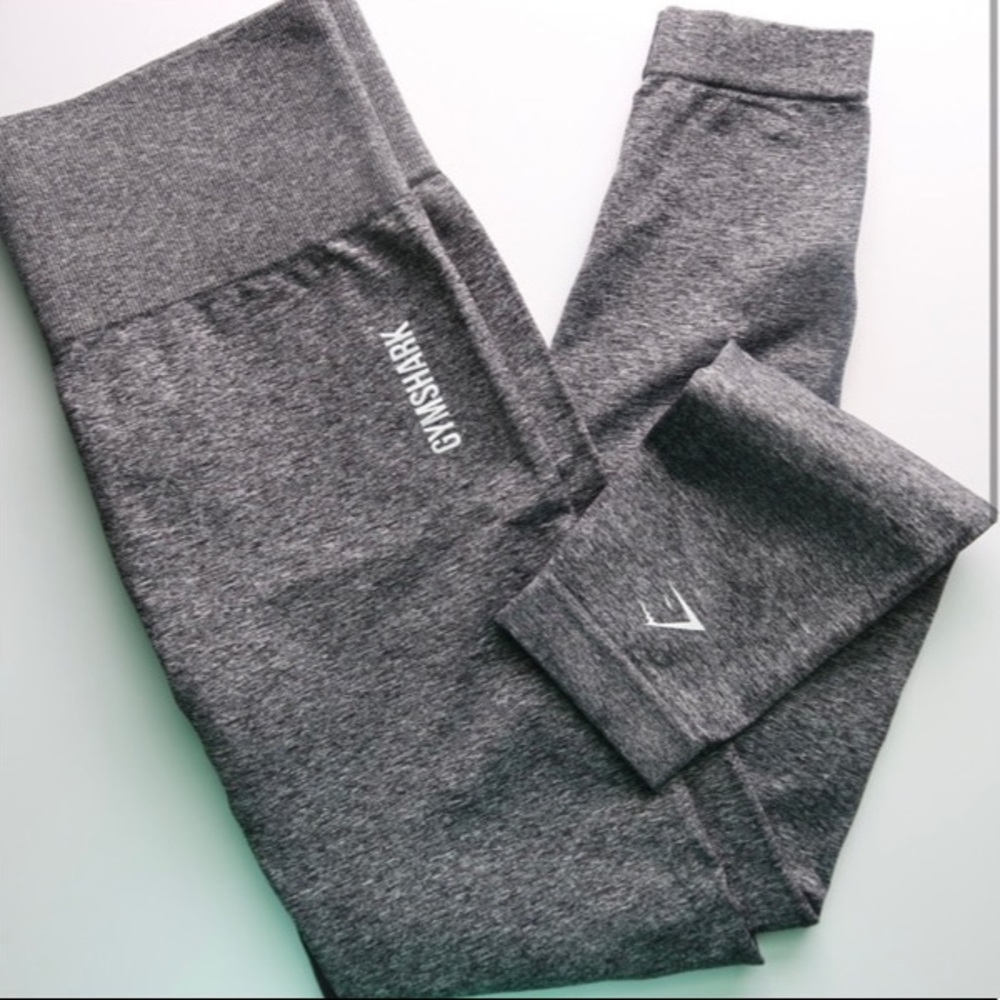 Gymshark Adapt Marl Seamless Leggings- Black